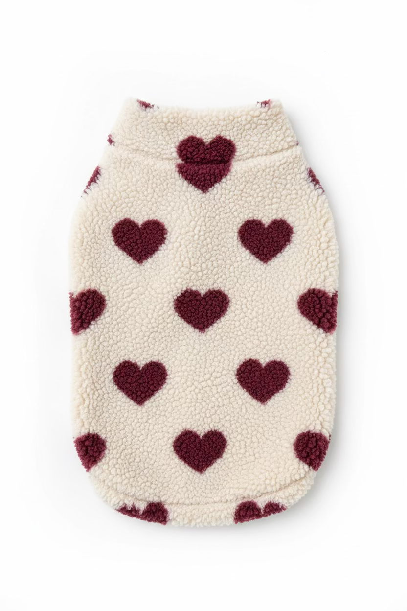 Pile Teddy cuori
