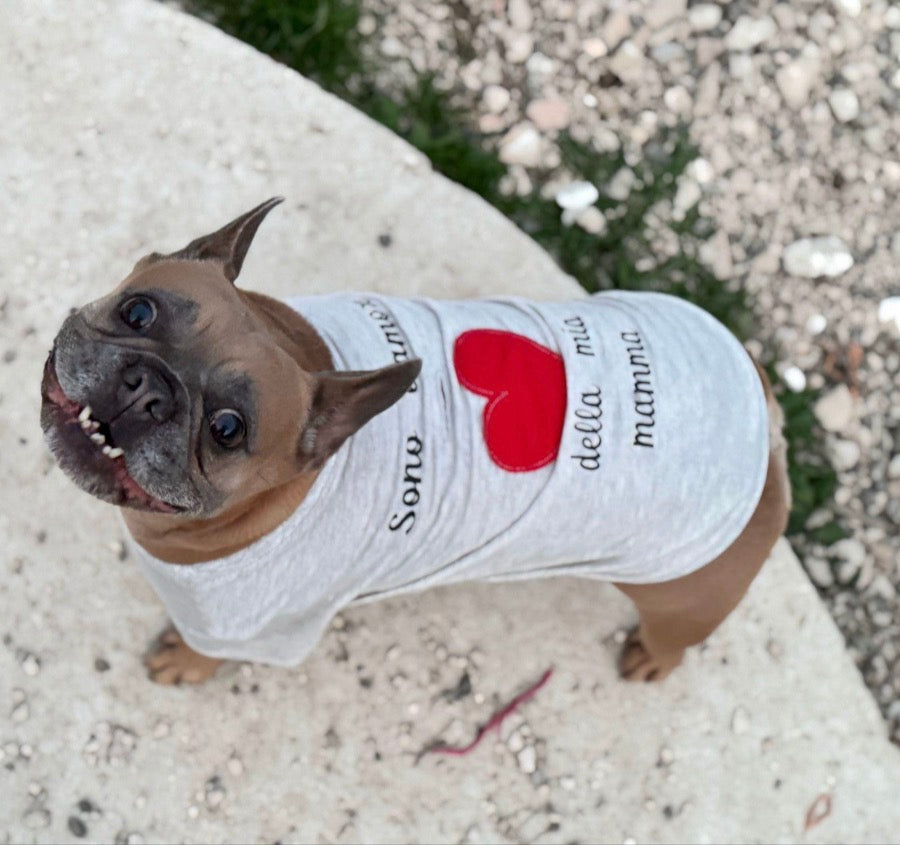 T-shirt “Sono l’amore della mia mamma / del mio papà”
