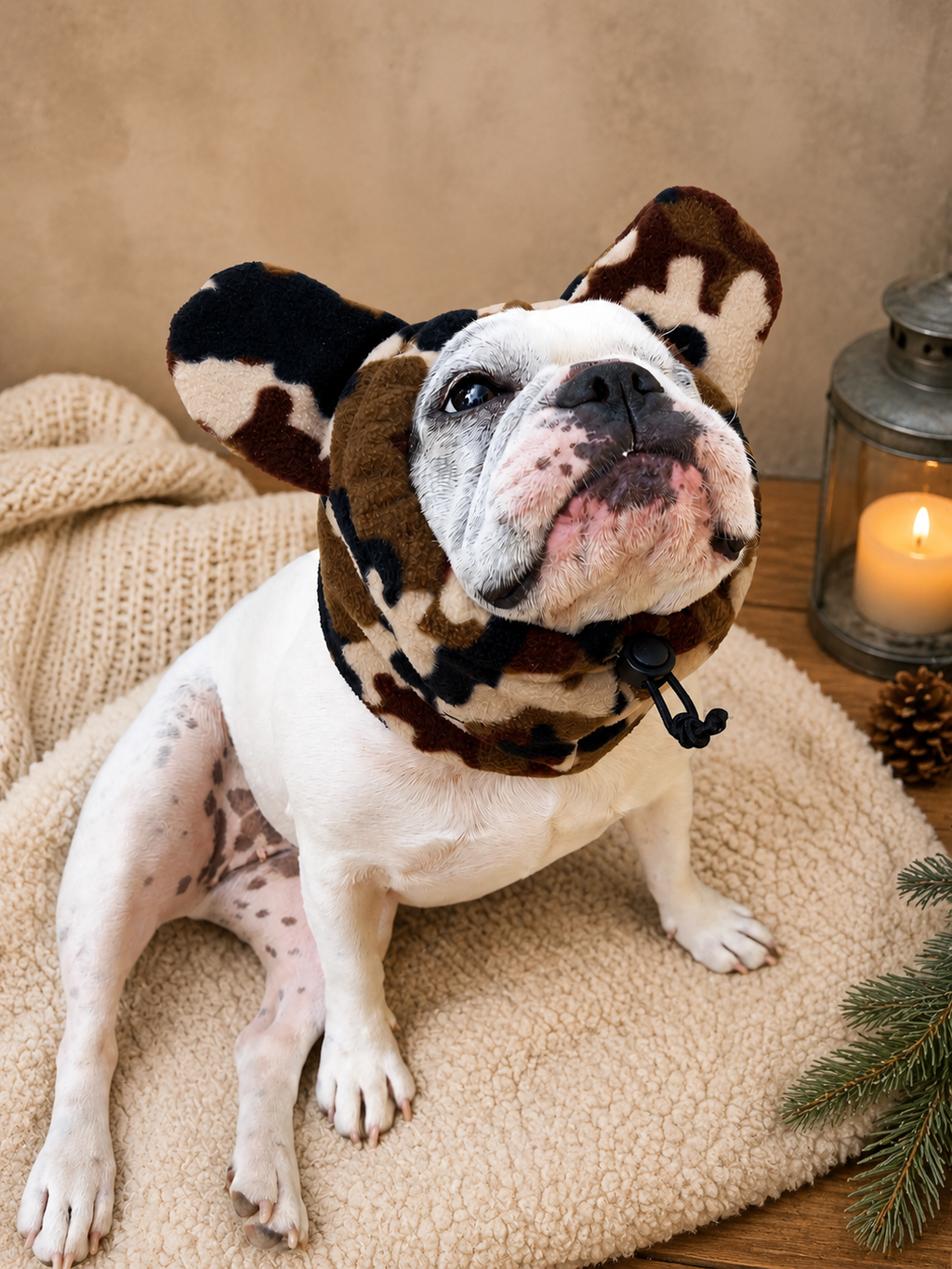 Scalda orecchie per bulldog francese- Tg. Unica