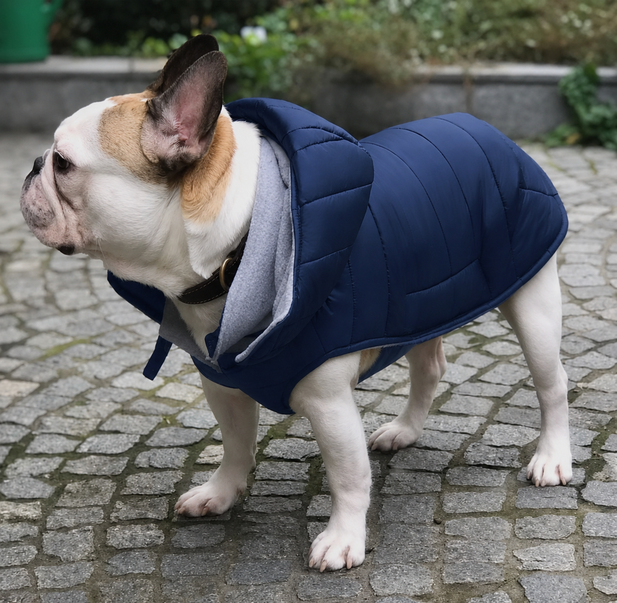 Cappotto imbottito con chiusura sui fianchi