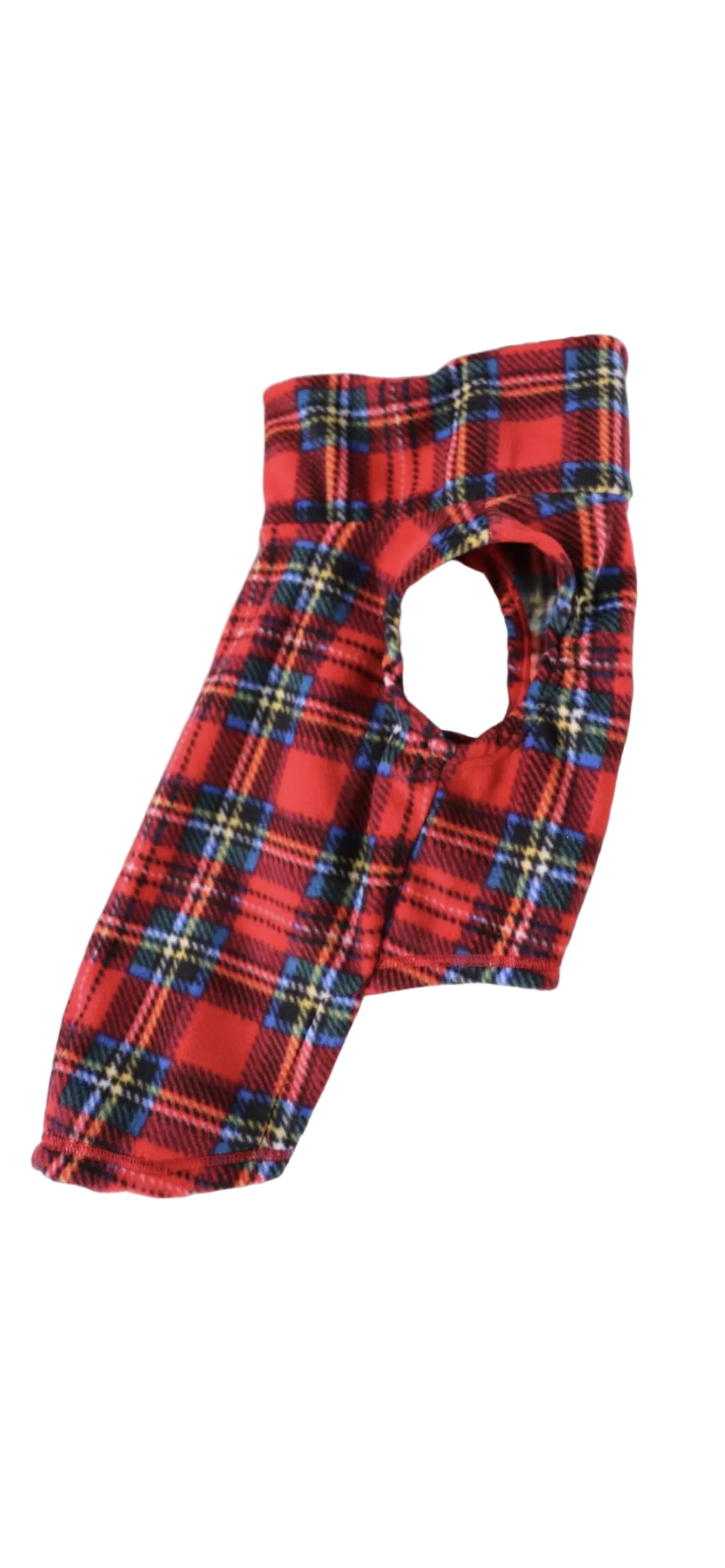 Maglione in pile Tartan